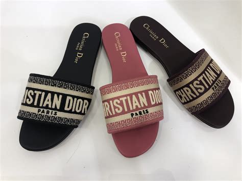 dior slippers damen|christian Dior slippers original.